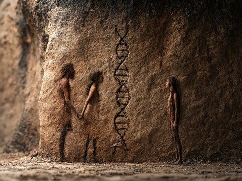 Ancient cave art: Human family, DNA, and evolution