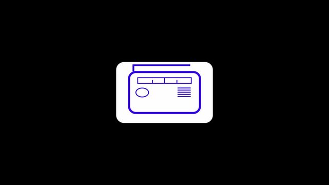 Green Radio Music Player Icon