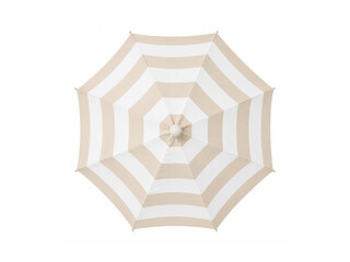 Beach umbrella top view isolated on white background © Hseena