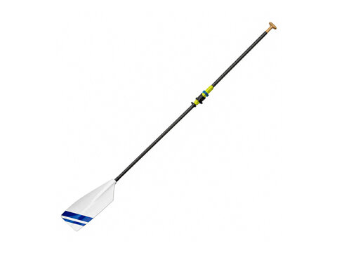 Sculling oar isolated on white background