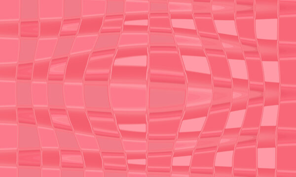 Coral pink abstract background with a woven or quilted texture seamless pattern