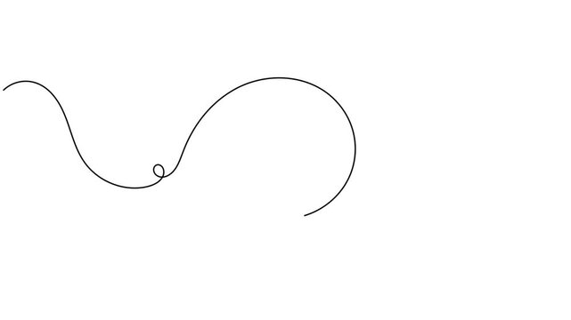 Infographic chat speech bubble icon sign continuous one line drawing moving on white background minimalist single art collection of asking and answer collaboration symbol animation video