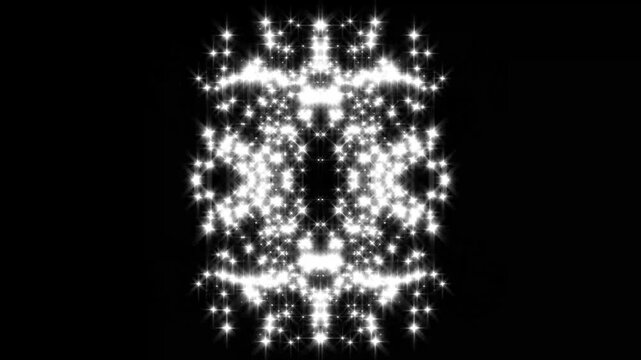 Luxury celestial white glitter line, white sparkling fairy dust, glittering star dust trail sparkling particles, forming festive star burst effects and cinematic overlay visuals on a black screen.4k