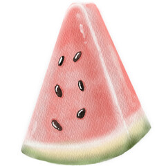 watermelon watercolor