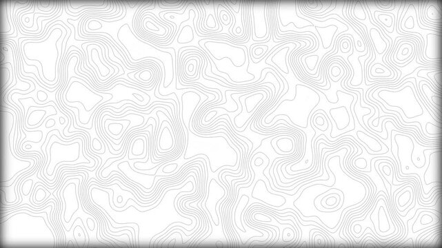 Flowing Topography Lines Motion Background &ndash; Abstract Contour Wave Animation for Modern Visual Design