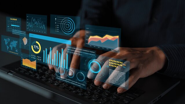 Digital Data Analysis and Visualization with Innovative Interface Overlapping Hands on Keyboard in Modern Workspace. Entropy.