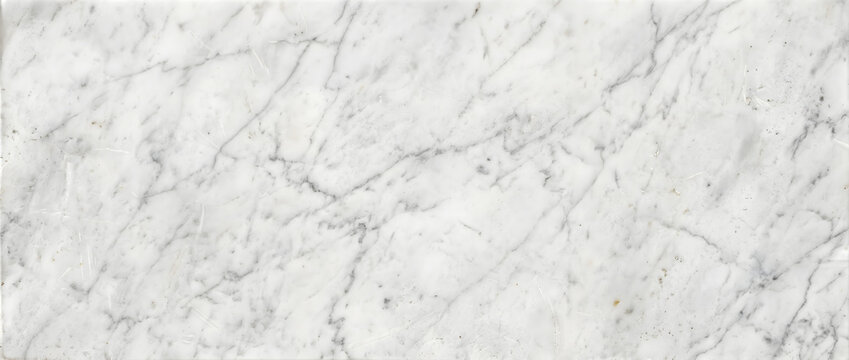 Marble texture background showing classic white Carrara stone surface with fine grey capillary veining perfect for elegant luxury interior design projects