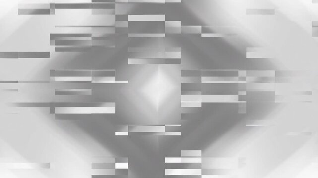 Grey monochrome digital pixelated abstract background texture pattern monochromatic geometric distorted square shapes.