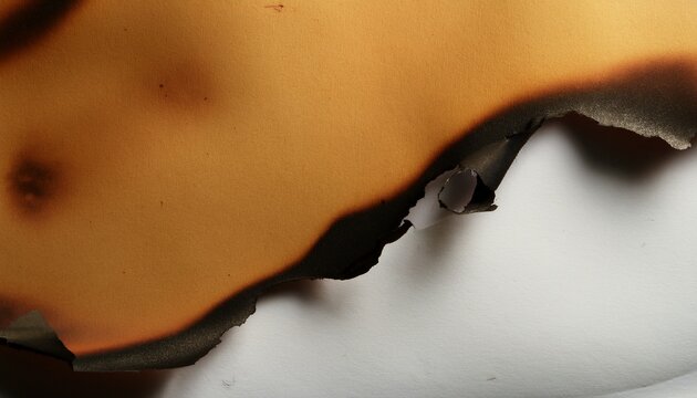 Burnt Paper Edges Fire Texture Background