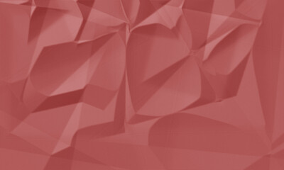 Obraz premium Vibrant pink crumpled paper texture for creative design. Abstract soft wrinkled background with gradient color effect.