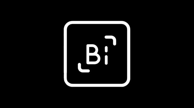 Periodic table element bismuth symbol Bi with atomic number 83