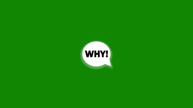 WHY?! - comics style 3D text with shadow on paper textured background in pink colours and 3D motion emboss effects, 4K comics style animation