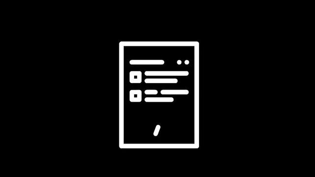 Icon of a test paper with a perfect A+ grade and checkboxes indicating completion