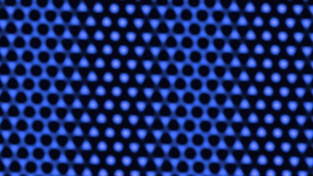 Moire interference pattern seamless loop, rotating line grids optical illusion background