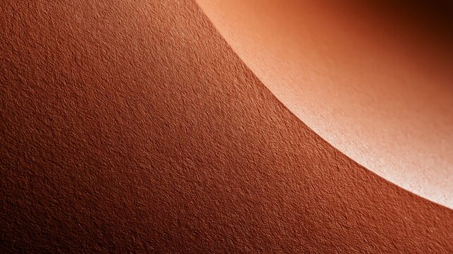 Abstract Brown Copper Texture with Subtle Gradient Light and Shadow
