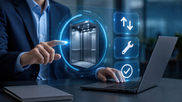 Elevator Maintenance Dashboard with Lift Diagnostics, Repair Scheduling and Safety Approval