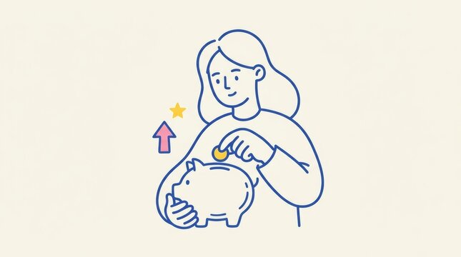 Personal Savings and Financial Planning Illustration