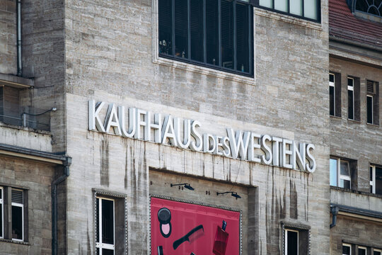 Berlin, Germany - April 23, 2026: Exterior view of Kaufhaus des Westens department store on Tauentzienstrasse