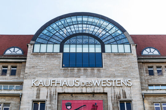 Berlin, Germany - April 23, 2026: Exterior view of Kaufhaus des Westens department store on Tauentzienstrasse