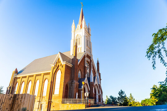 Saint Mary in the Mountains church stands famous