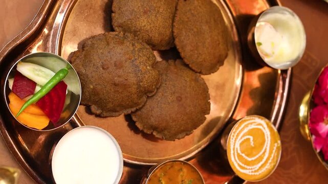 Navratri Upwas Thali  Fasting food platter