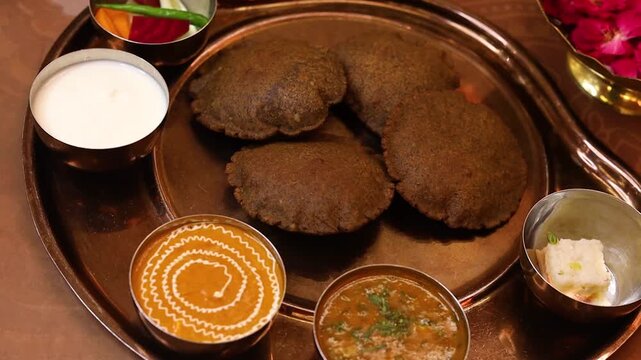 Navratri Upwas Thali  Fasting food platter