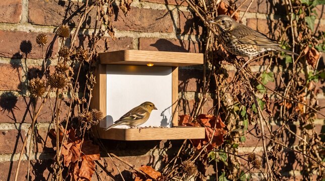Townhouse Courtyard Smart Bird Feeder For Autumn Migratory Visitors