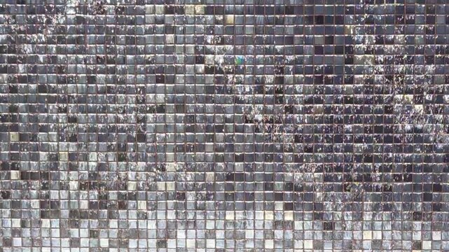 Swimming Pool Edge Tile Water Turquoise Mosaic Border Texture Rim Blue Summer Leisure Architecture Design