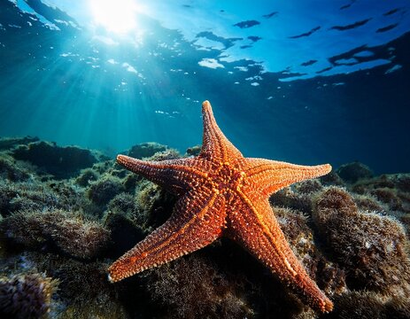 starfish in the sea