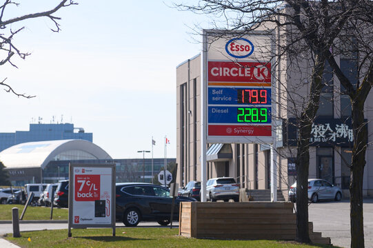 Logos and Signs: An Esso Gas Station in Toronto