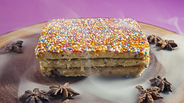 Traditional Peruvian Turron de Do&ntilde;a Pepa Dessert.