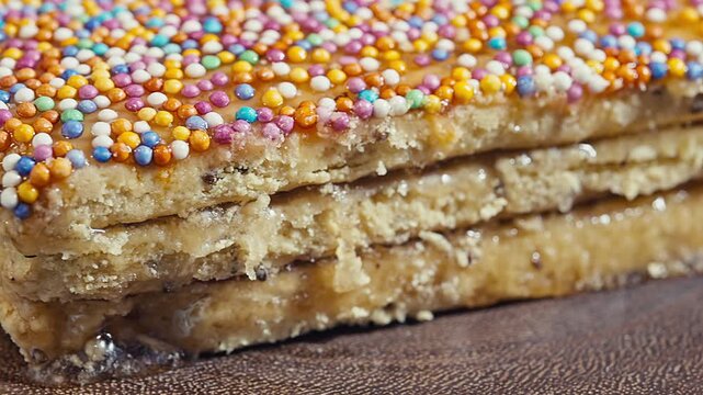 Traditional Peruvian Turron de Do&ntilde;a Pepa Dessert.