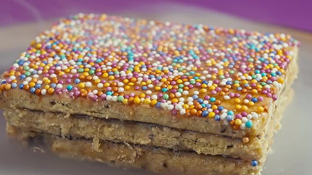 Traditional Peruvian Turron de Do&ntilde;a Pepa Dessert.