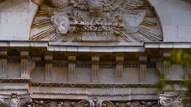 St Paul's Cathedral, St Paul's Church (The Cathedral Church of St Paul the Apostle, 17th Century), Classical Ornamental Stone Masonry, English Baroque Architecture, London, England, UK
