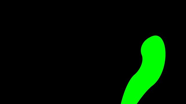 letter e grunge icon animation representing parking permission with black fill on a green screen chroma key background for video editing projects