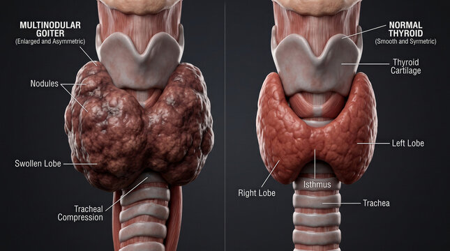 Thyroid Gland Comparison