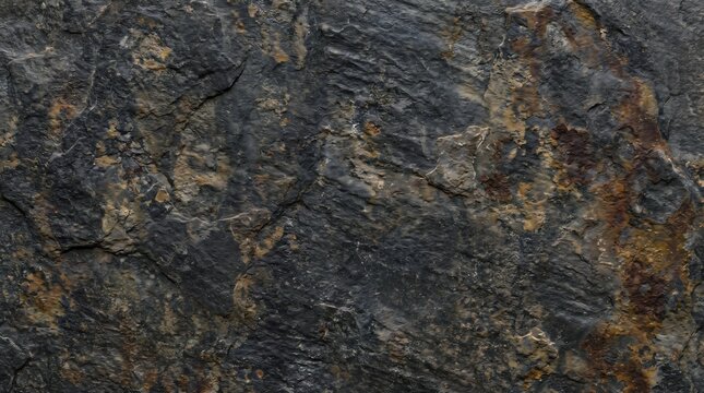 Rustic dark granite stone texture with mottled earth tones background charcoal industrial