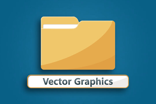 Computer Folder - Vector Graphics - Creative & Design