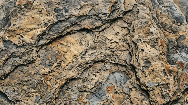 Rough textured natural earthy stone surface detail with background material weathered detailed
