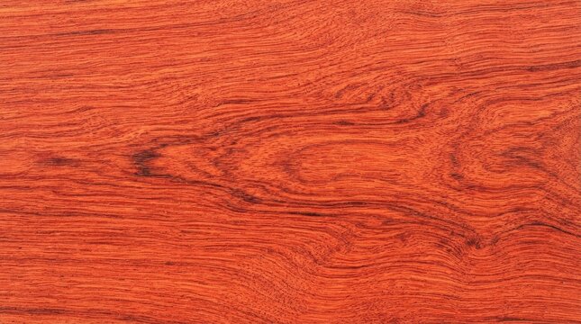 Close up of a vibrant red wood grain texture
