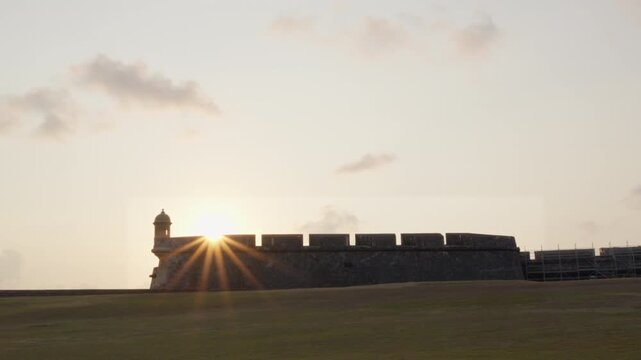 Sunset at San Felipe del Morro Castle, Ols San Juan, Puerto Rico