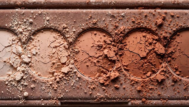 Cracked Pressed Powder Palette Texture Macro