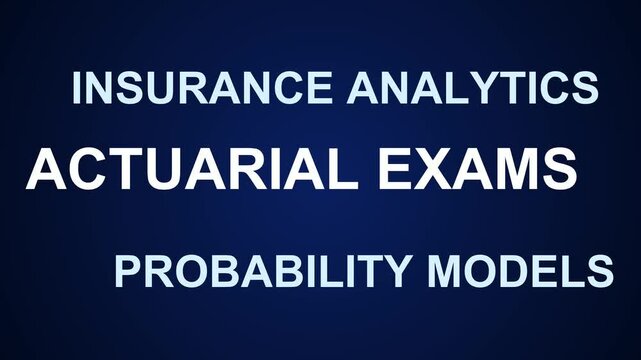 Actuarial Exams Word Cloud