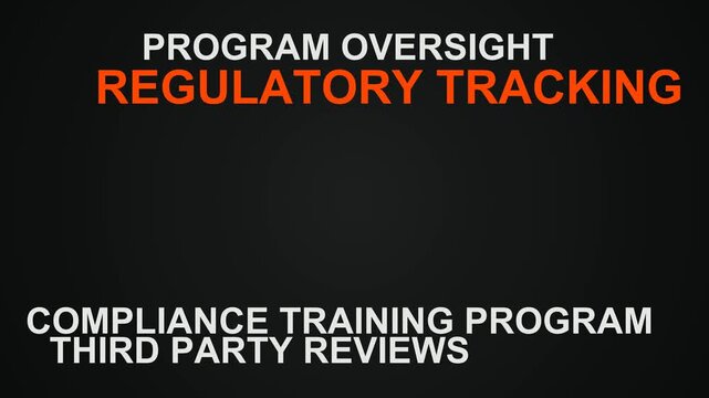 Regulatory Tracking Word Cloud