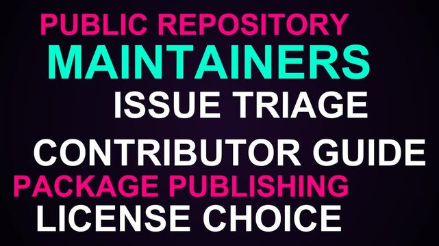 Maintainers Word Cloud
