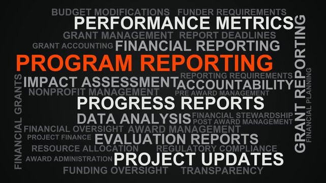 Program Reporting Word Cloud