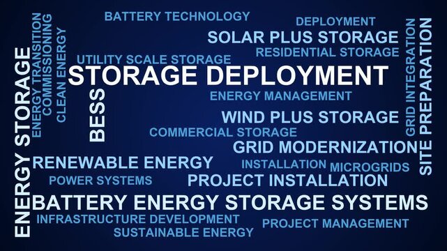 Storage Deployment Word Cloud
