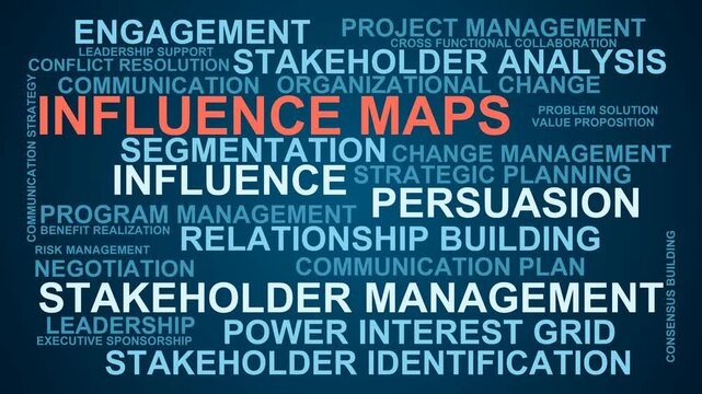 Influence Maps Word Cloud