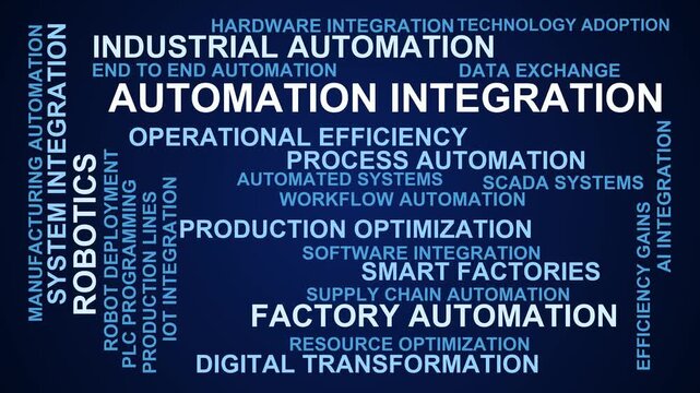 Automation Integration Word Cloud