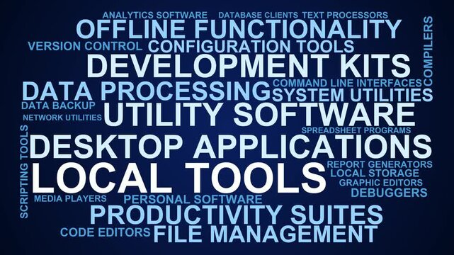 Local Tools Word Cloud